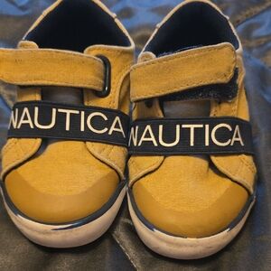 Nautica Kids Sneakers in Mustard and Navy